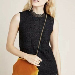 Daniel Rainn Black Lace Sleeveless XS EUC